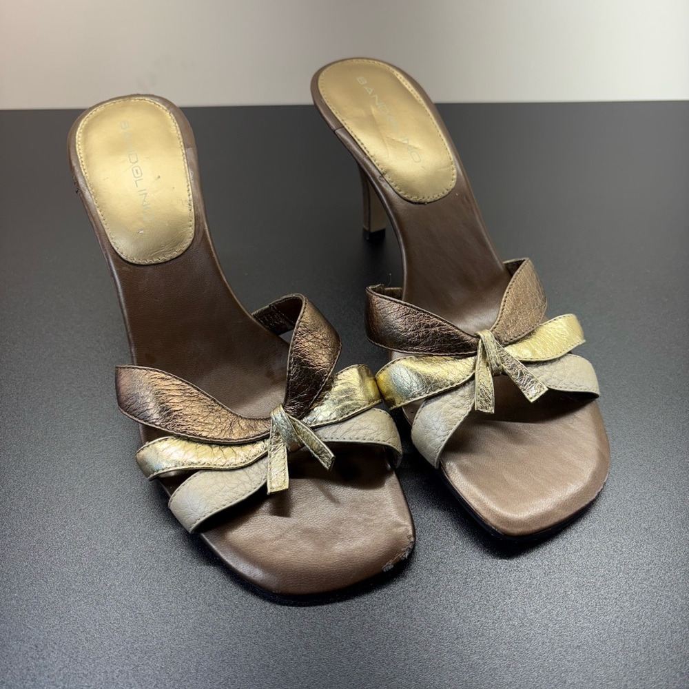 Bandolino Slip on Open Toe Mule Size 7 1/2 M